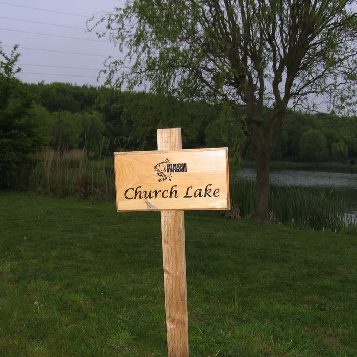 Nash's Church Lake Sign