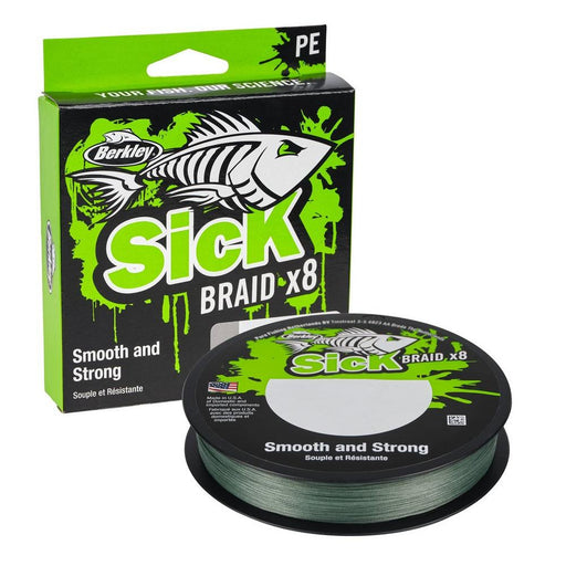 Berkley Sick Braid x8 Strand Moss Green