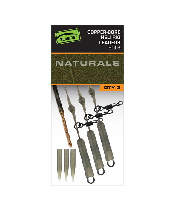 Fox Naturals Edges Copper Core Heli Leaders