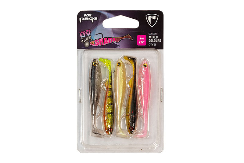 Fox Rage Slick Shad UV Pack 7.5cm