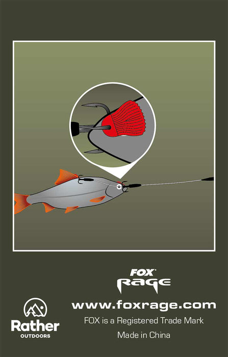 Fox Rage Bait Fins Red