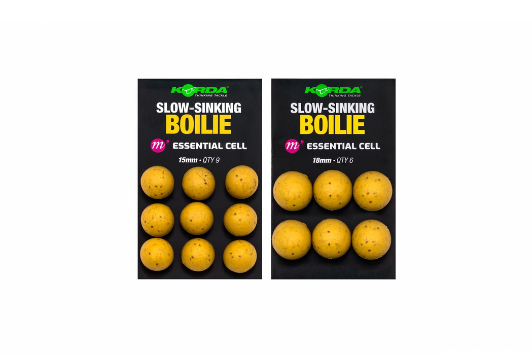 Korda Slow Sinking Boilies Essential Cell