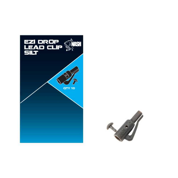 Nash Ezi Drop Silt Lead Clips Clearance