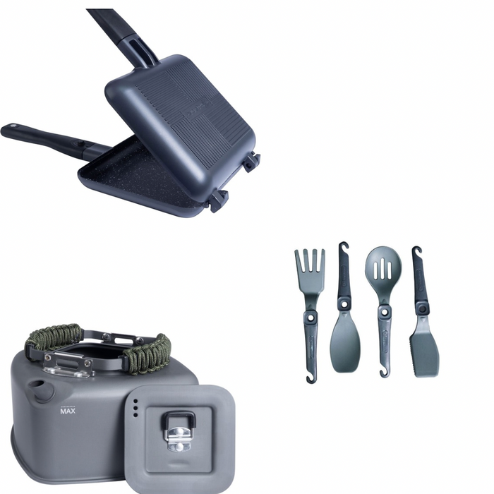 Ridgemonkey Toaster, Kettle & Utensil Bundle