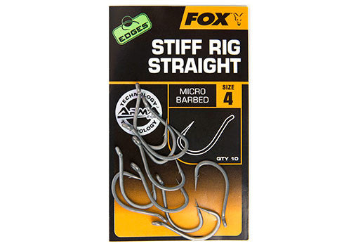 Fox Edges ArmaPoint Hooks Stiff Rig Straight — CPS Tackle