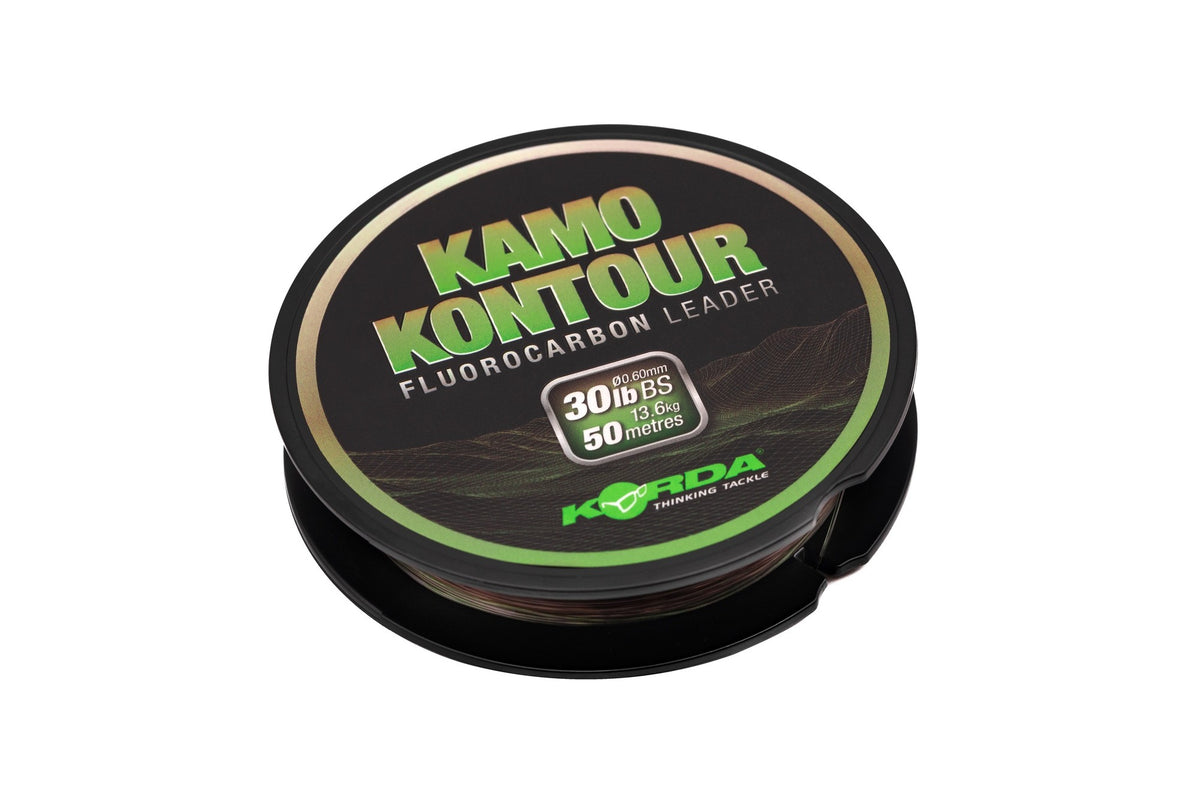 Korda Kamo Kontour Fluorocarbon Leader 50m 0.60mm — CPS Tackle